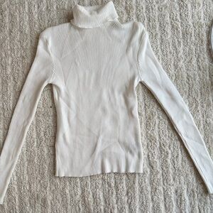 Ribbed Turtleneck Sweater